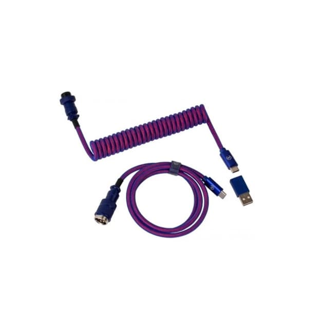 Kabel Type-A/Type-S Keychron Premium Soiled Aviator Sable Angled — 1