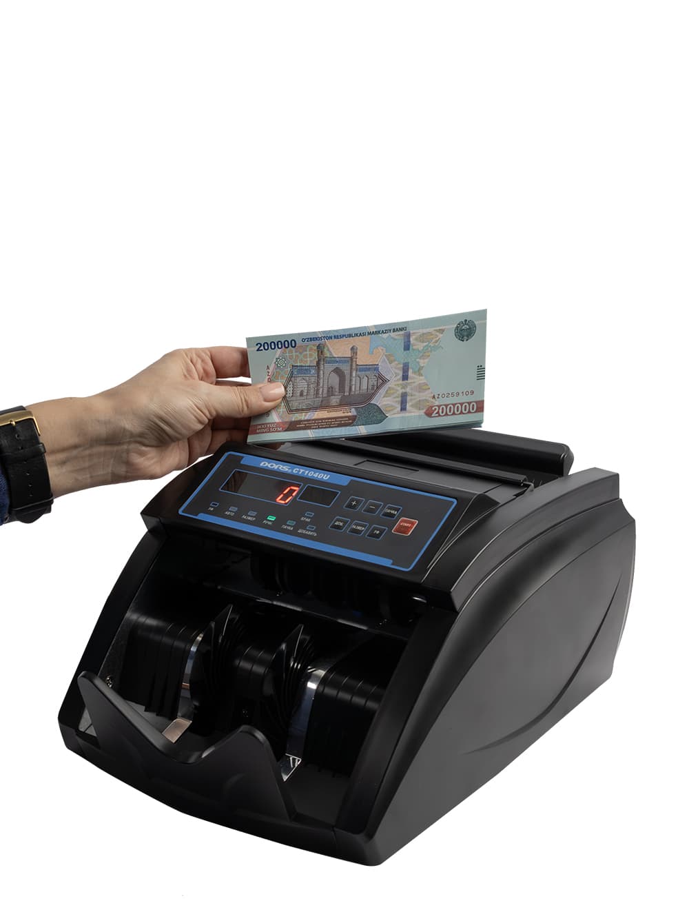 Banknot hisoblagichi DORS ST1040U UV autentifikatsiyasiga ega — 2
