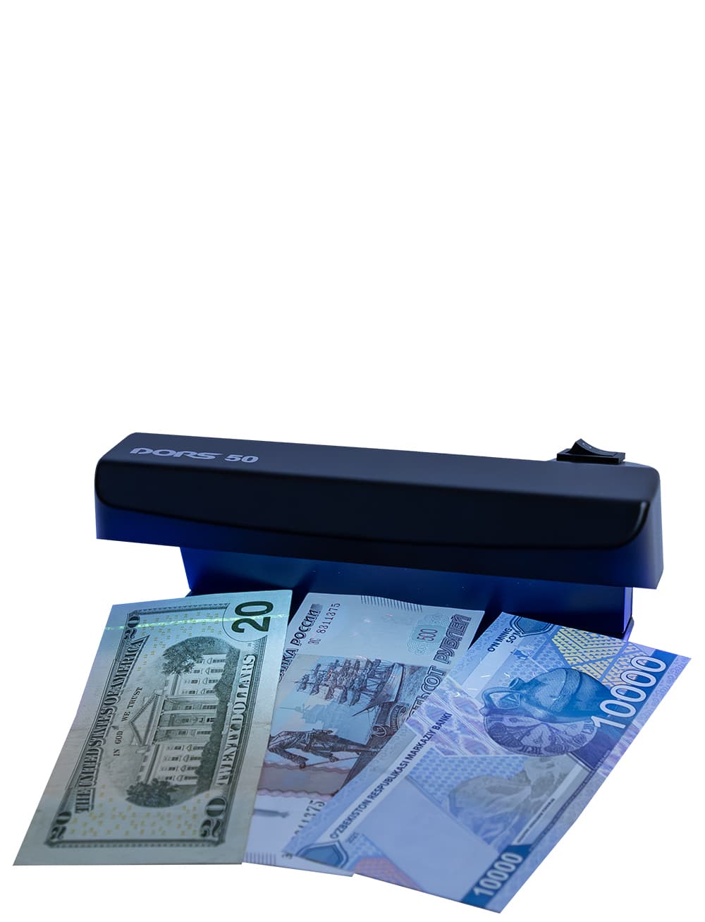 DORS 50 ultrabinafsha banknotalarni ko‘rish detektori — 2