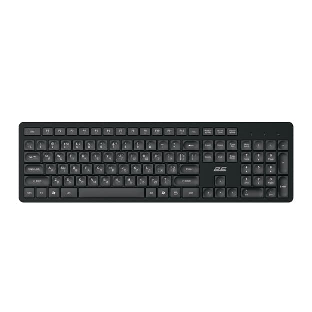 Klaviatura 2E KS260 WL BT Black EN/UA/RU (2E-KS260WB_CI) — 1