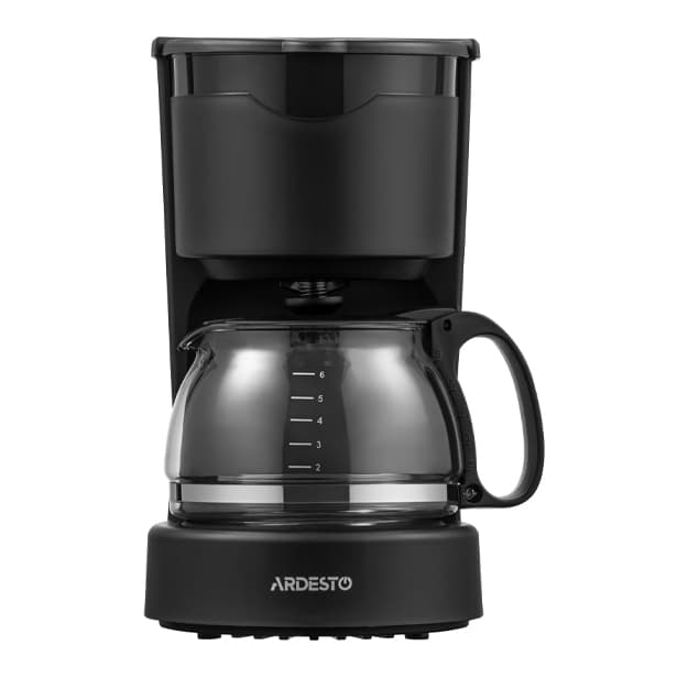 Kofe qaynatgich Ardesto coffee maker YCM-D060 drip 0.6l, ground, silver-black (YCM-D060) — 2