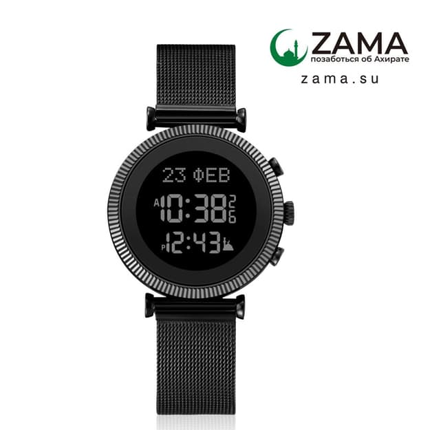 Zama Watch ZM-08 ayollar uchun suv o‘tkazmaydigan namoz vaqtini eslatuvchi soat — 1