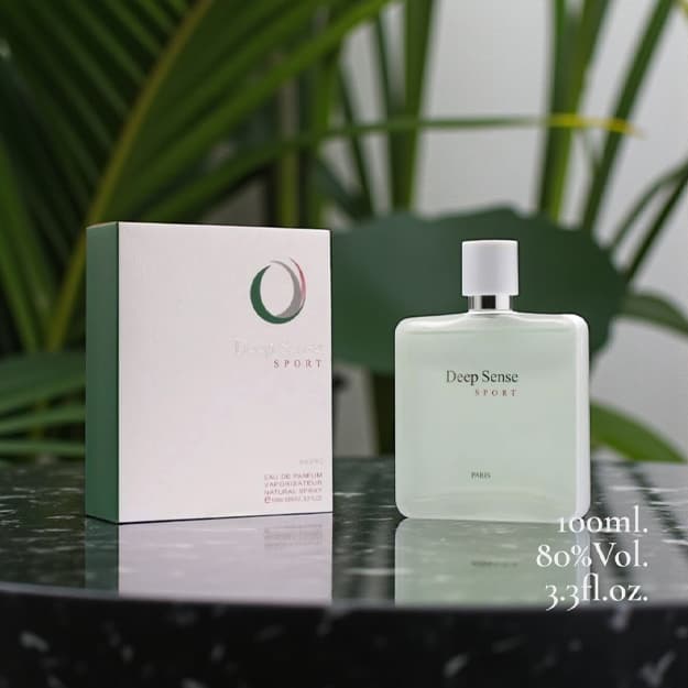 Erkaklar uchun parfyumlangan suv DEEP SENSE SPORT, 100 ml — 1