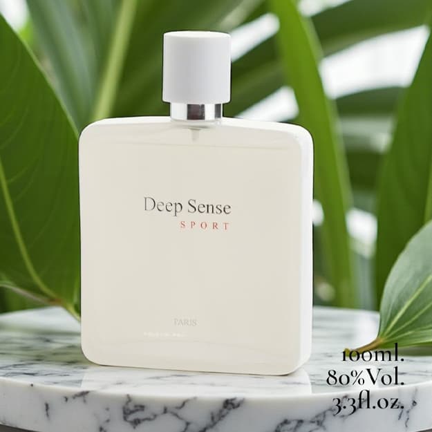 Erkaklar uchun parfyumlangan suv DEEP SENSE SPORT, 100 ml — 2