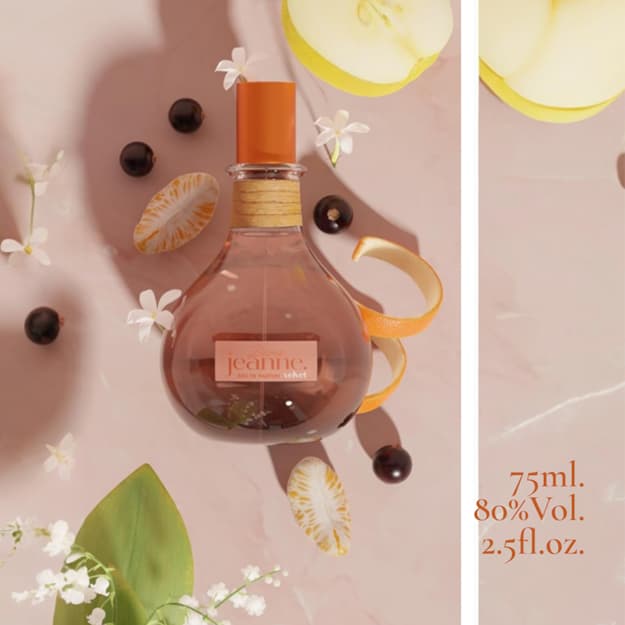 Ayollar uchun frantsuz parfyumlangan suvi Dame Jeanne Velvet, 75 ml — 2