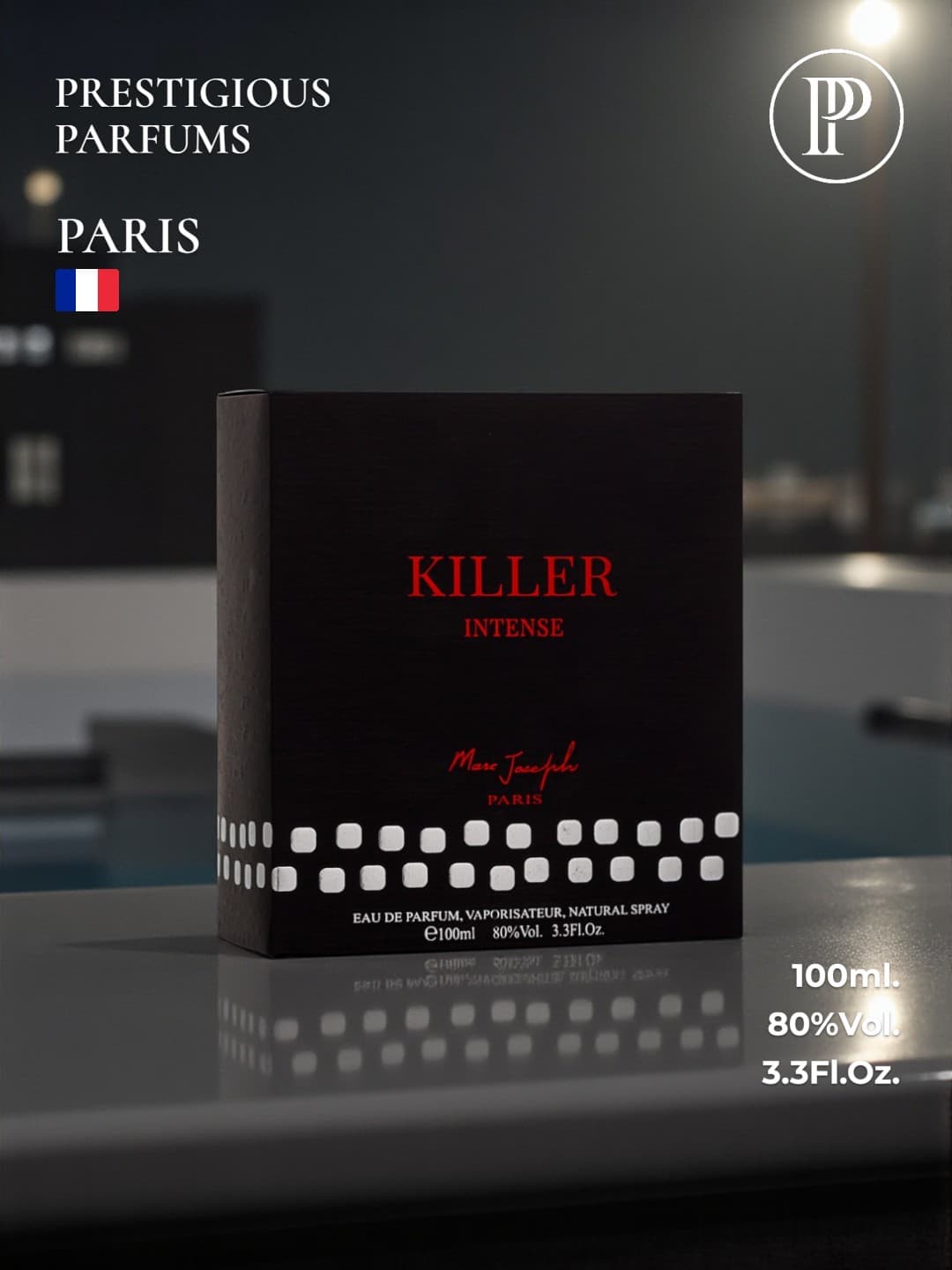 Killer Intense, parfyumlangan suv erkaklar uchun KILLER INTENSE EDP, 100 ml — 3