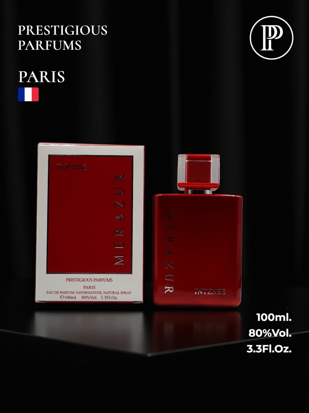 Erkaklar uchun parfyumlangan suvi MERAZUR INTENSE, 100ml — 2