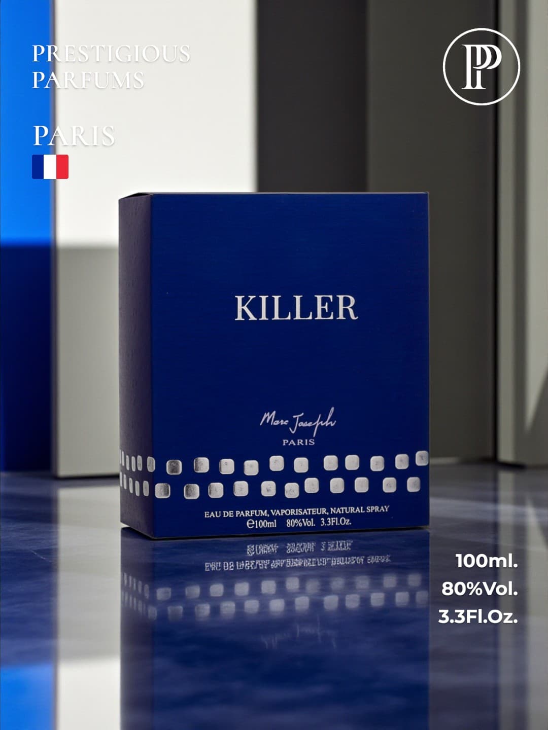 Erkaklar parfyum suvi, erkaklar uchun atir KILLER EDP, 100 ml — 2