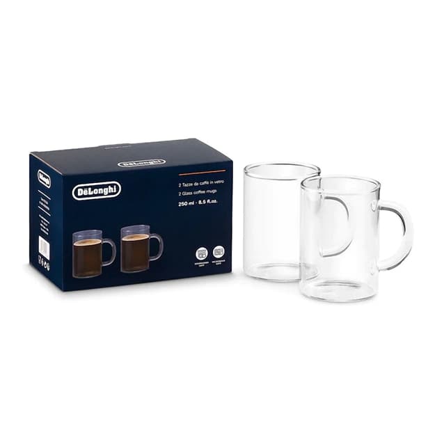 Coffee Americano DeLonghi Long DLSC320 250ml Shisha stakan to‘plami (2 dona) — 1