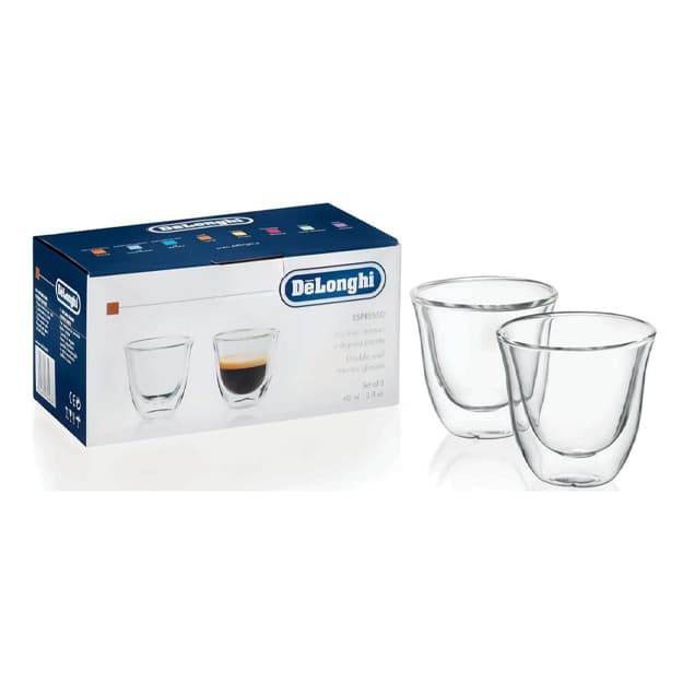 Qahva stakanlari to‘plami DeLonghi DLSC310 SET (2 ta) 60ml — 2