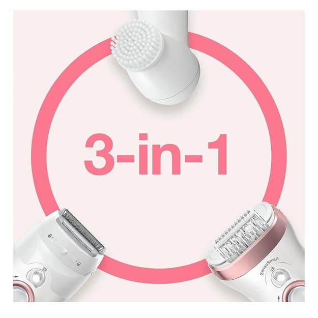 Epilyator Braun Silk-epil 9 SensoSmart SES9855 — 2