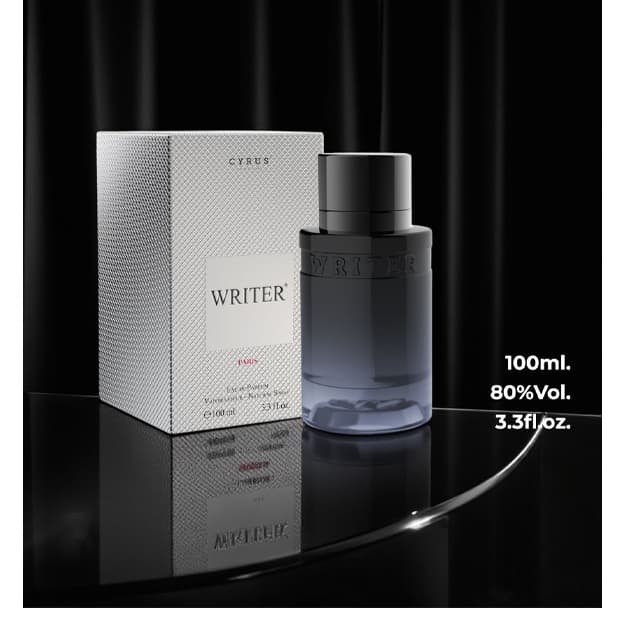 Eau de Parfum 100ml WRITER 100ML - CYRUS PARFUMS - EDP — 1