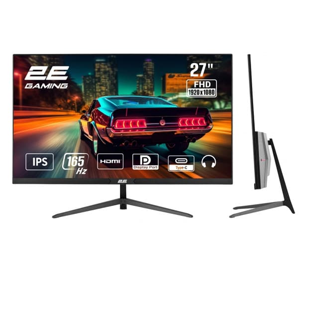 Monitor 2E GAMING 27" G2724BU HDMI, DP, Type-C, IPS, 165Hz, 1ms, FreeSync