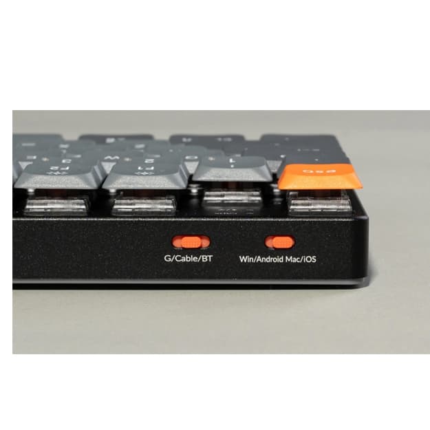 Keychron K13 MAX 90Key Mexanik Klaviaturasi, K Pro Qizil Svitch, WL/BT/USB-A, Tezkor Almashtirish, QMK, EN/RU/UZ, RGB, Qora — 2