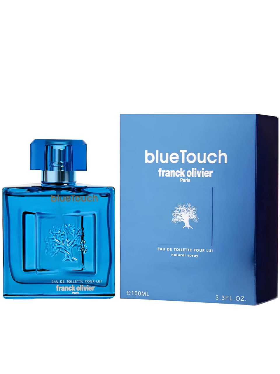 Franck Olivier Blue Touch EDT — erkaklar uchun tualet suvi, yog‘ochli‑fujer (Woody Fougere) notalar, 100 ml, Frantsiya — 1