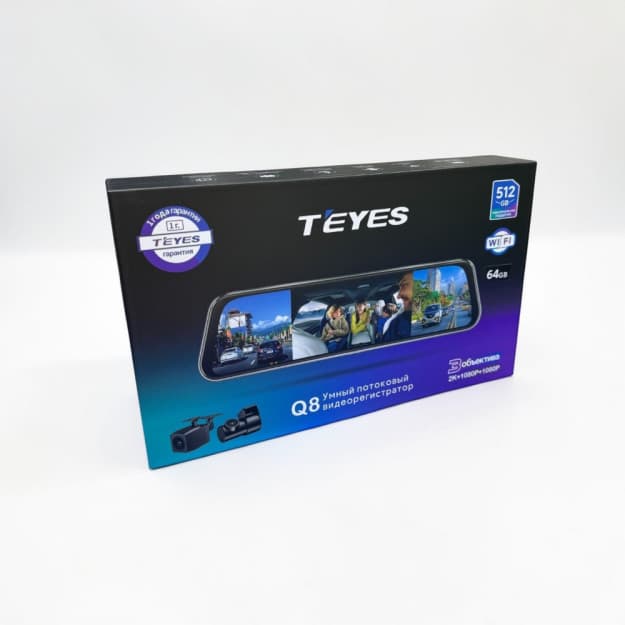 Videoregistrator 4K TEYES Q8 (3 kamerali) — 3