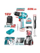 Elektr asboblar to'plami TOTAL TOSLI240868 (20V, 2 ta asbob)
