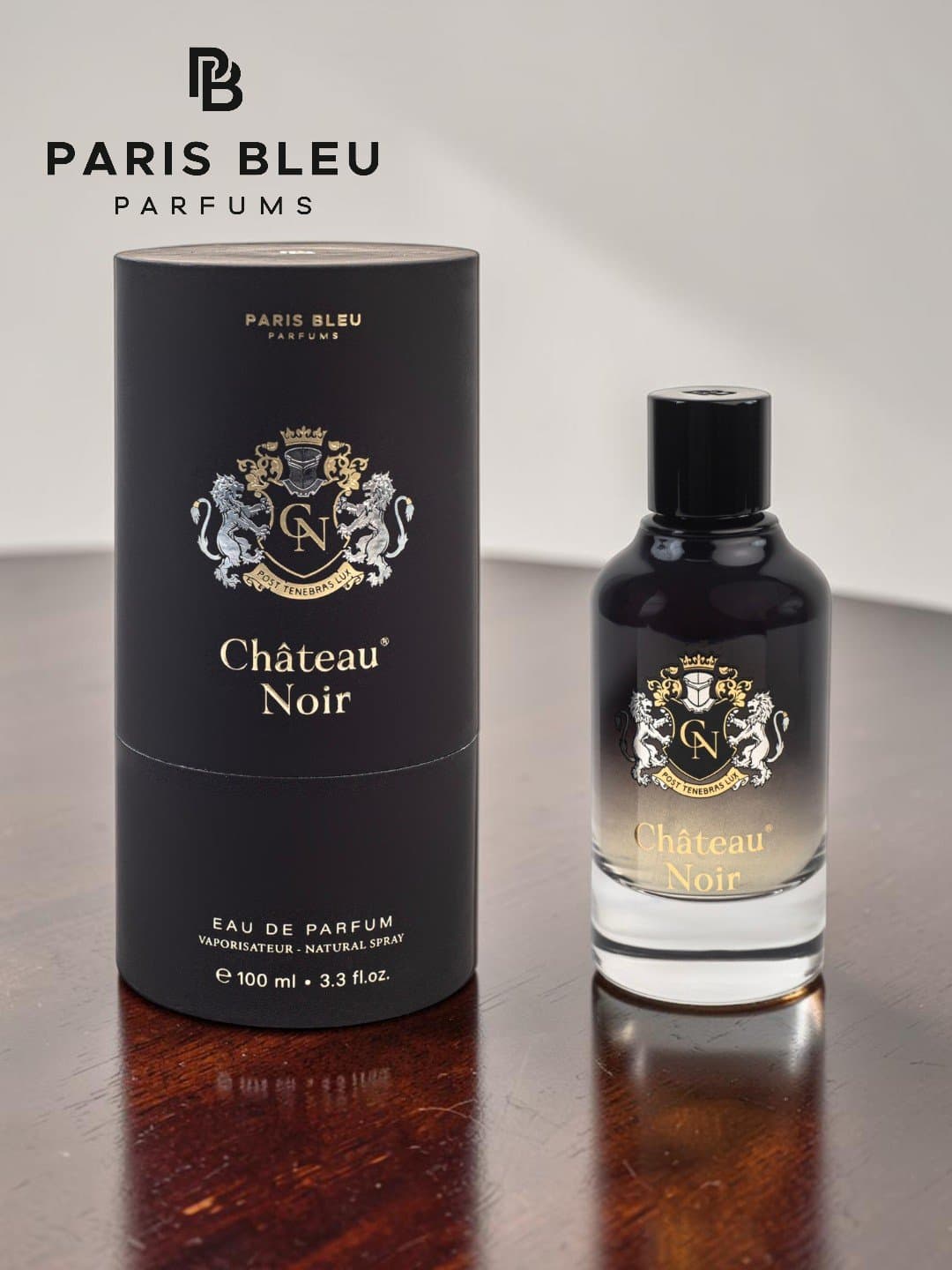 Erkaklar parfyumlangan suvi Paris Bleu Château Noir EDP 100 ml — 3