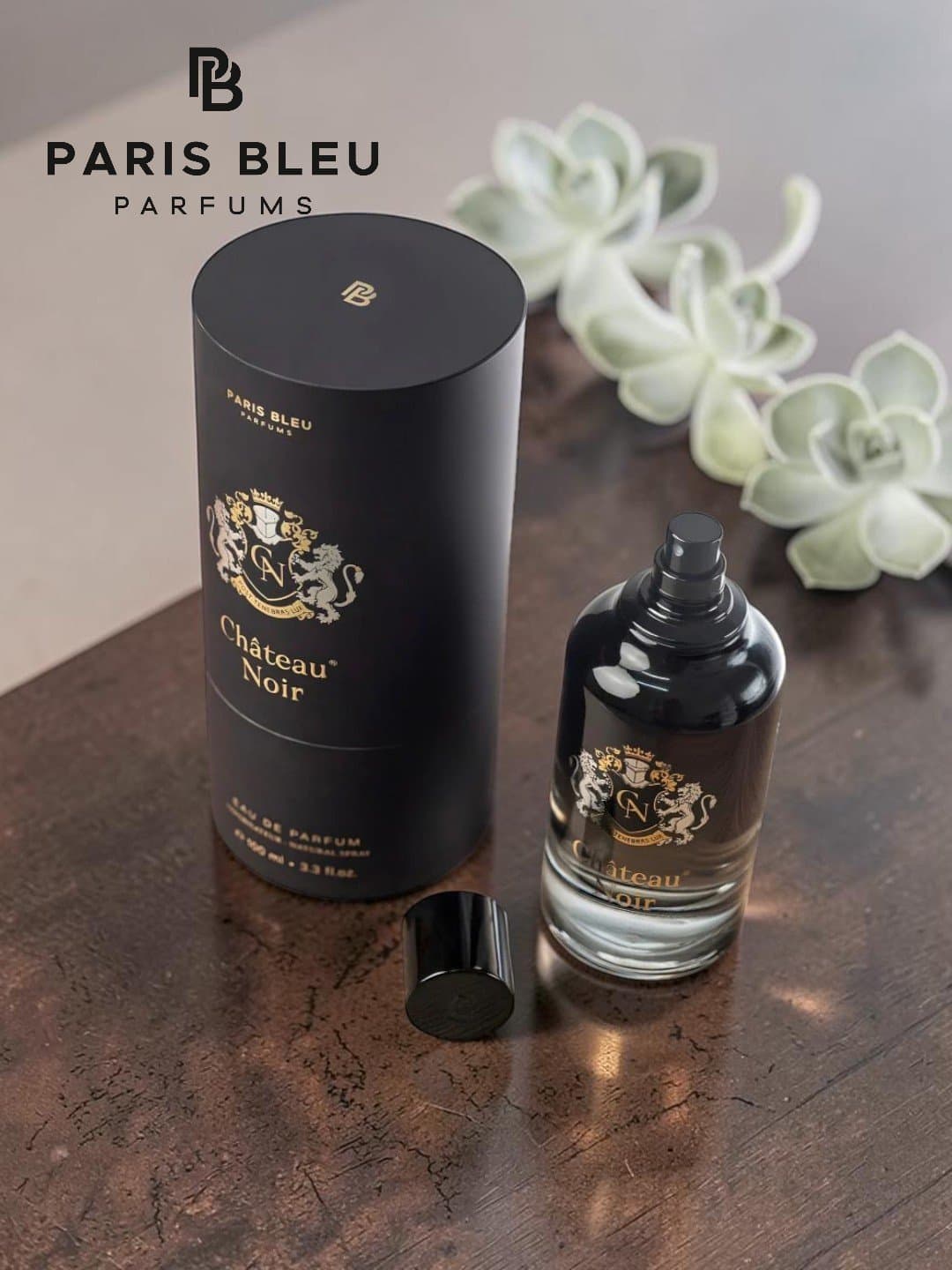 Erkaklar parfyumlangan suvi Paris Bleu Château Noir EDP 100 ml — 5