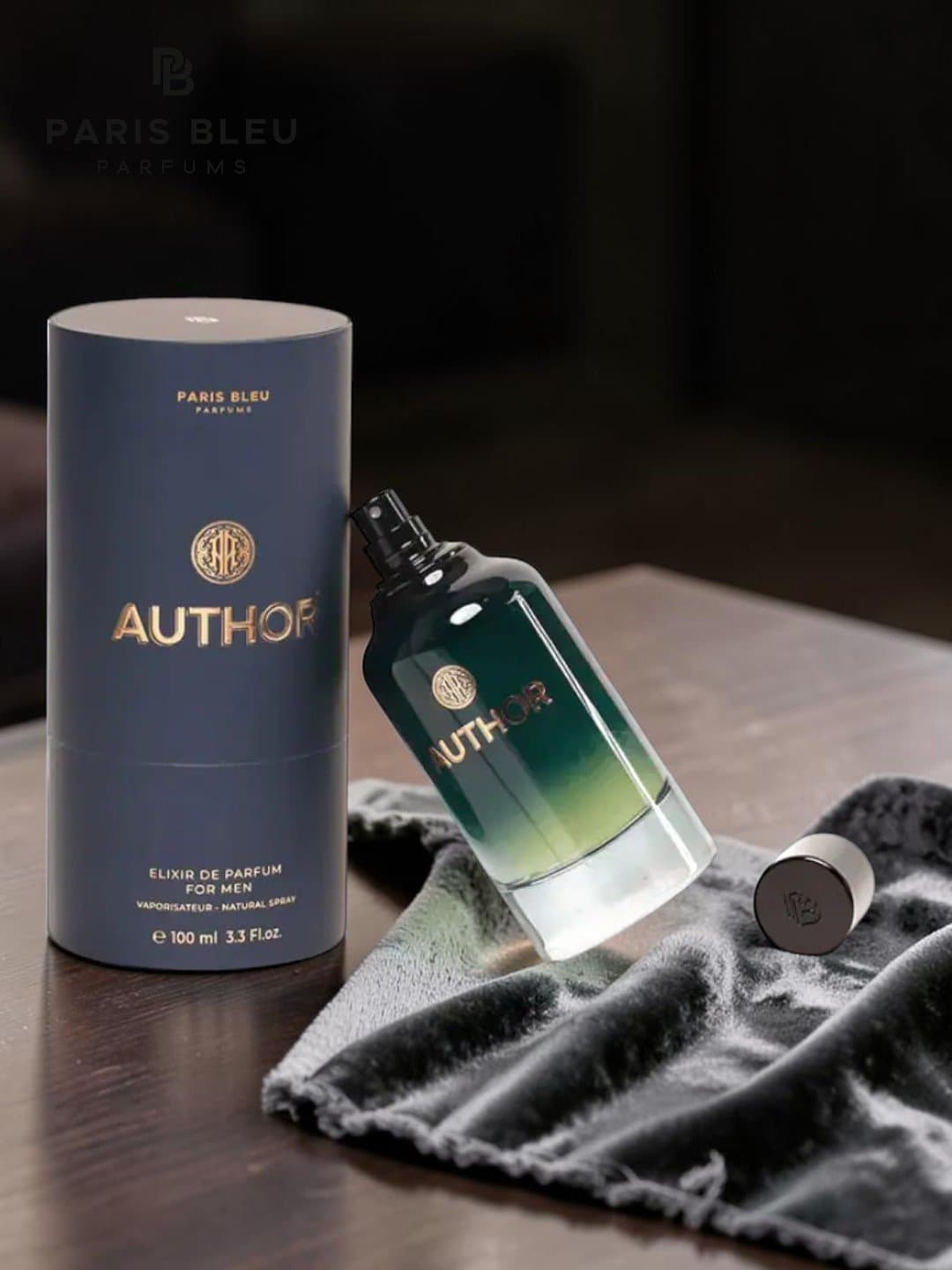 Erkaklar parfyum suvi Paris Bleu Author EDP 100 ml — 3