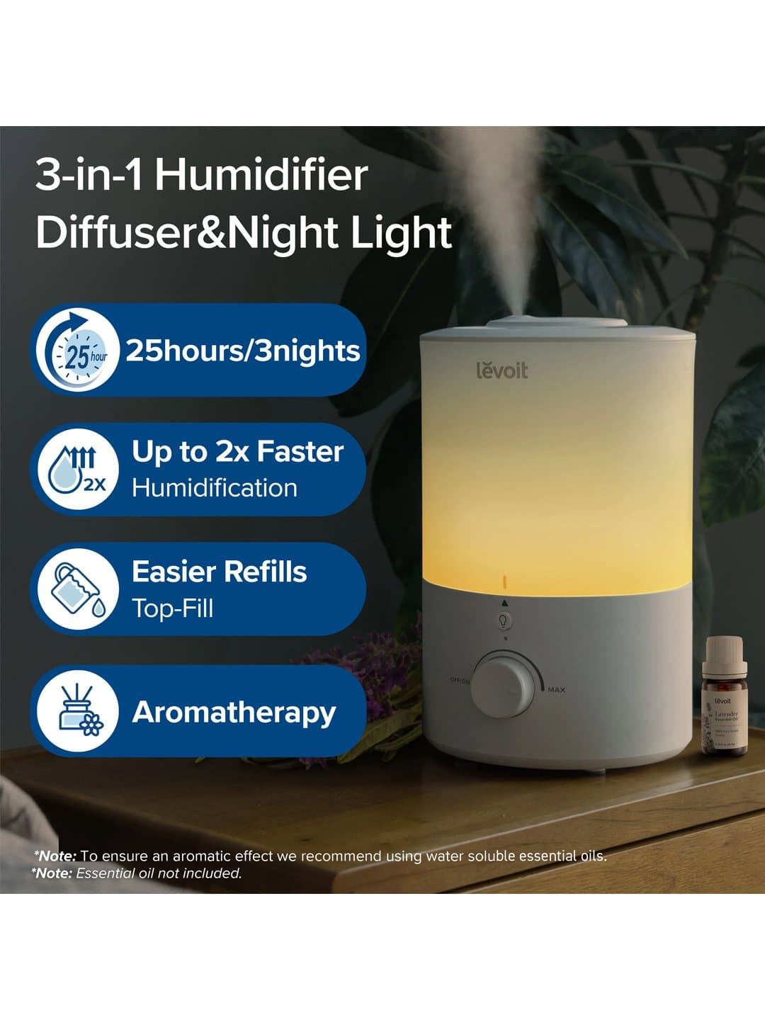 Havo namlagich Levoit Humidifier Dual 150 — 2