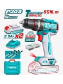 Akkumulyatorli zarbali drel-shurupovert Total TIDLI208687 Brushless 20V