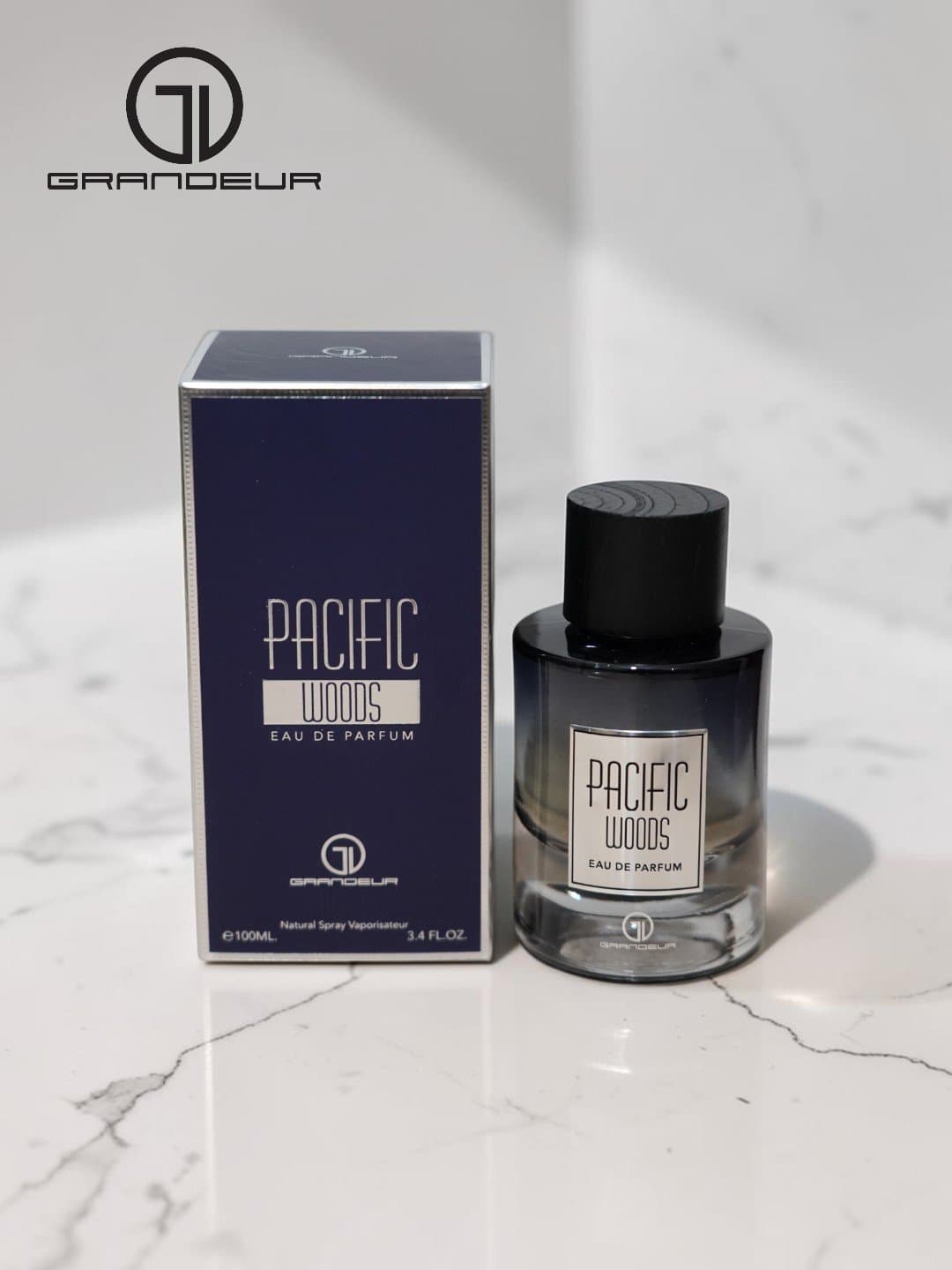 Erkaklar parfyum suvi Grandeur Pacific Wood 100 ml — 1
