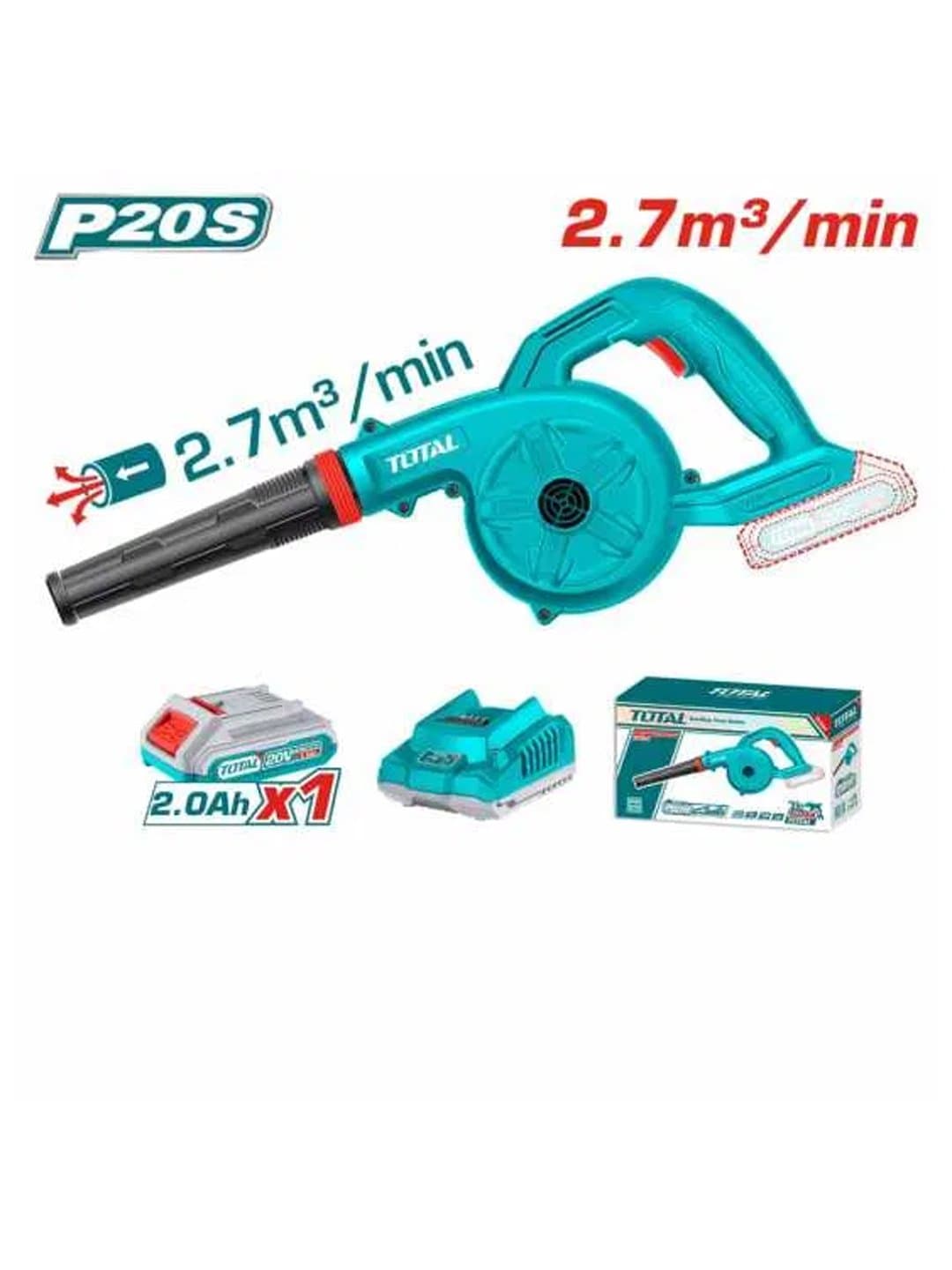 Akkumulyatorli havo purkagich TOTAL TABLI20781 — 1