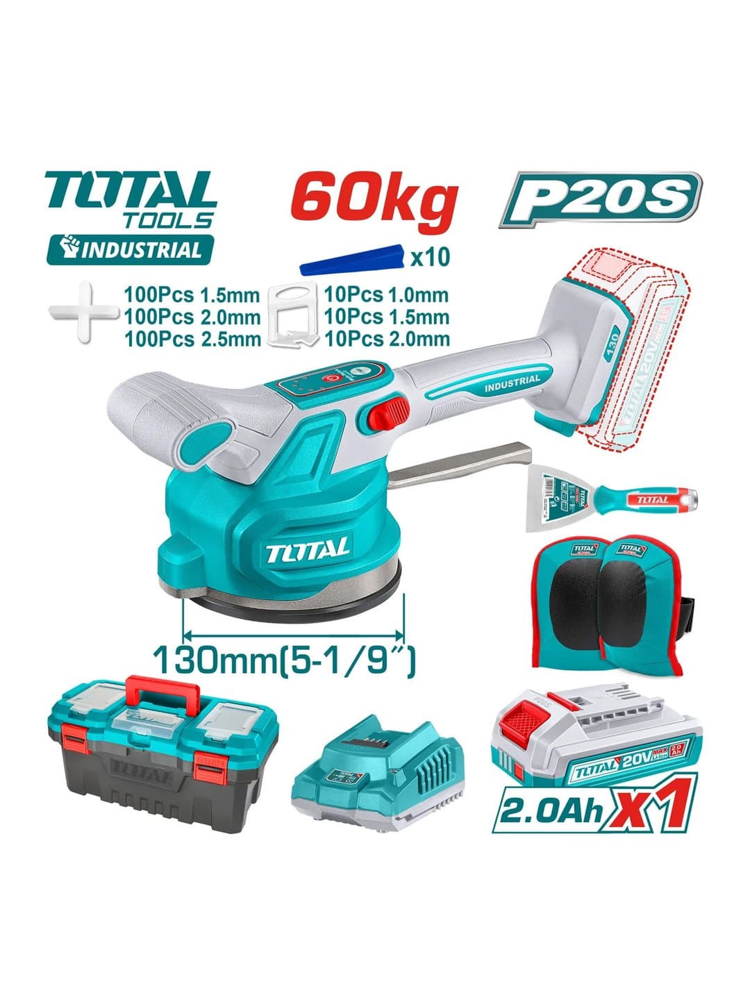 Plitka uchun vibro-so'rg'ich TOTAL TTVLI20018 — 1