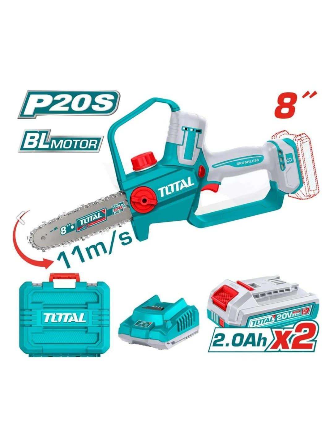 Akkumulyatorli zanjirli arra TOTAL TGSLI20882 — 1
