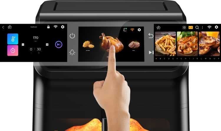 Аэрогриль Hofmann Smart Air Fryer SAF1812TSBK/HF с годовой гарантией — 3
