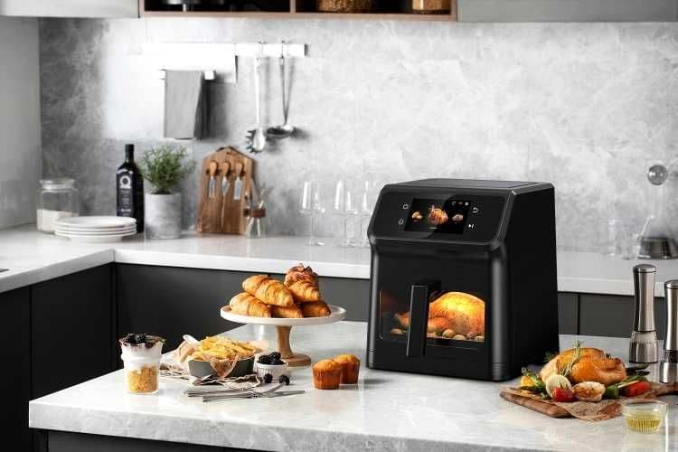 Аэрогриль Hofmann Smart Air Fryer SAF1812TSBK/HF с годовой гарантией — 4