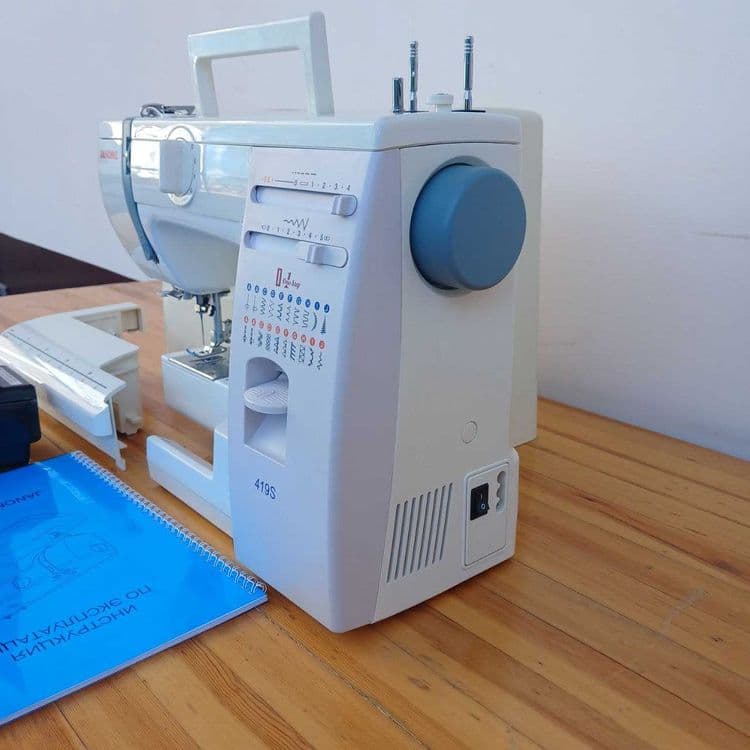 Janome 419S(Япония). Год гарантии/Металл/Комплект. — 5