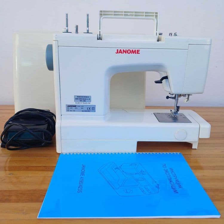 Janome 419S(Япония). Год гарантии/Металл/Комплект. — 6