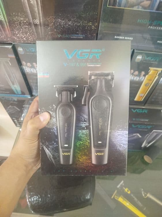 VGR V - 197 & 995 Combo. Soch va soqol olish uchun Clipper va trimmer — 2
