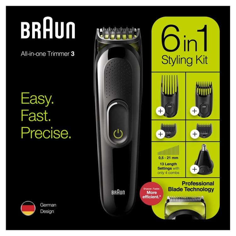 Триммер универсальный Braun MGK3221, 6-в-1 — 1
