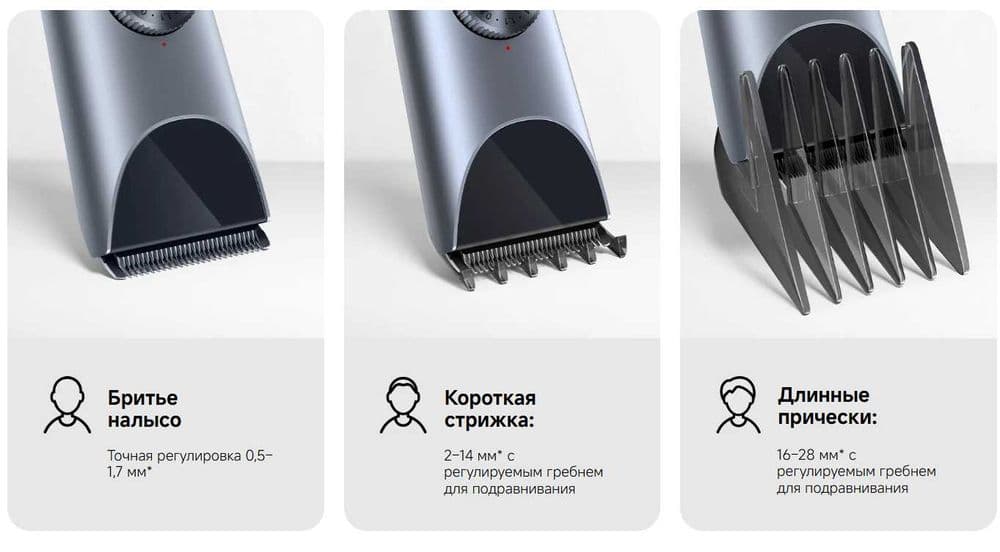 Xiaomi Mijia Hair Clipper 2 | Soch va soqol mashinka | Trimmer | Yangi — 7