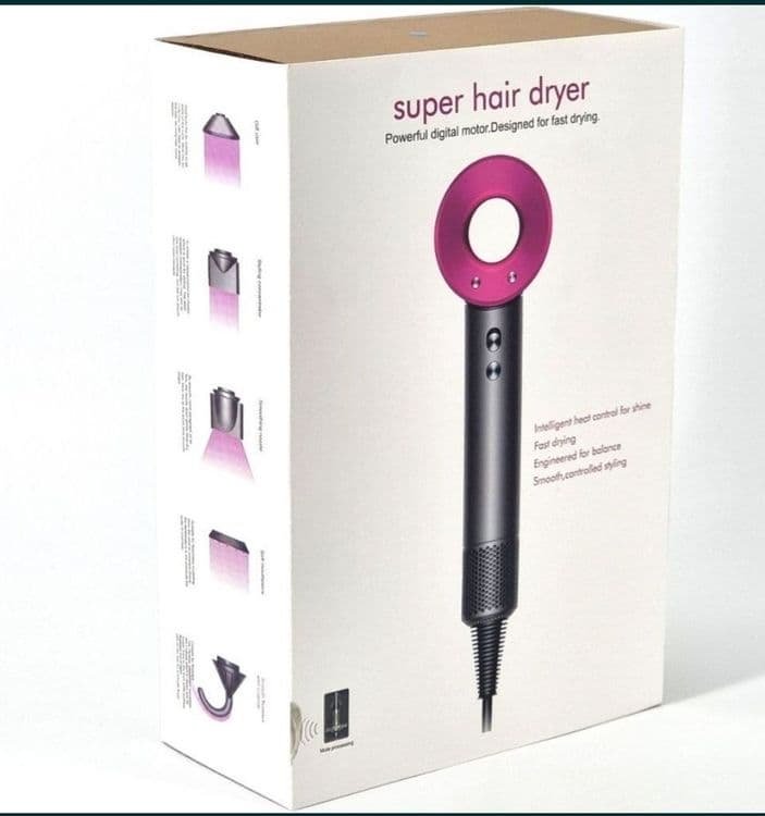 Фен для волос Super Hair Dryer, — 3