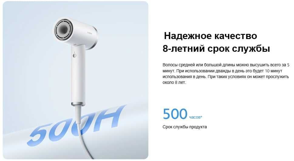 Фен Xiaomi High speed Ionic Hair Dryer Global Version! — 4