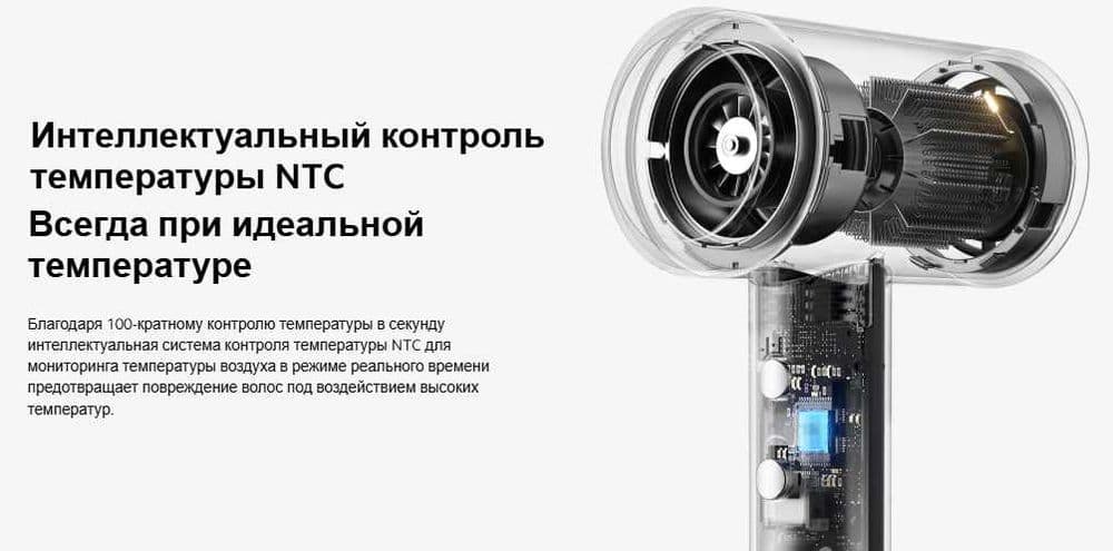 Фен Xiaomi High speed Ionic Hair Dryer Global Version! — 5