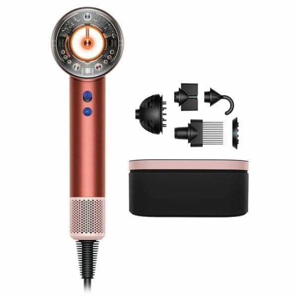 Фен Dyson Supersonic Nural HD16, strawberry bronze/blush pink (с кейсо — 1