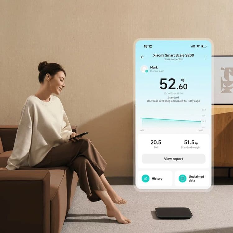 Умные Весы Xiaomi Smart Scale S200 1 Год Гарантия Глобальная Версия — 5