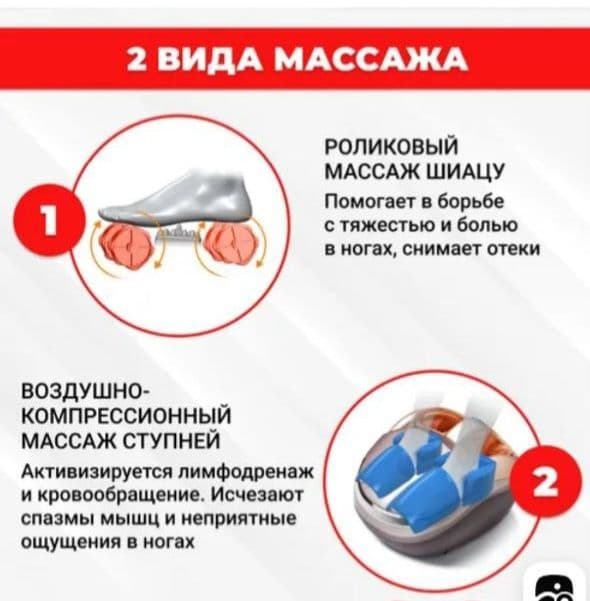 Масажор для ног  перемум качество роскошный   падорок — 5