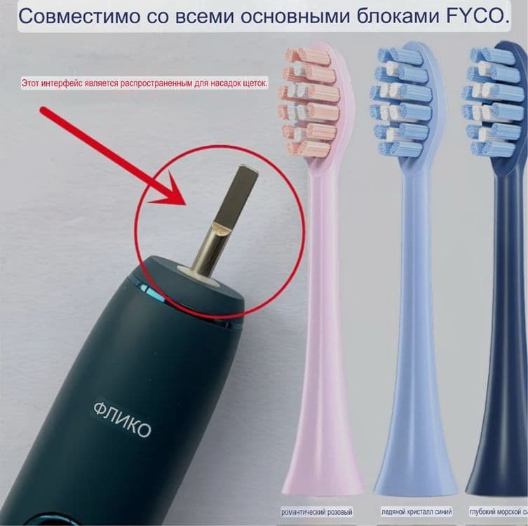Насадка для электрических зубных щеток — 1