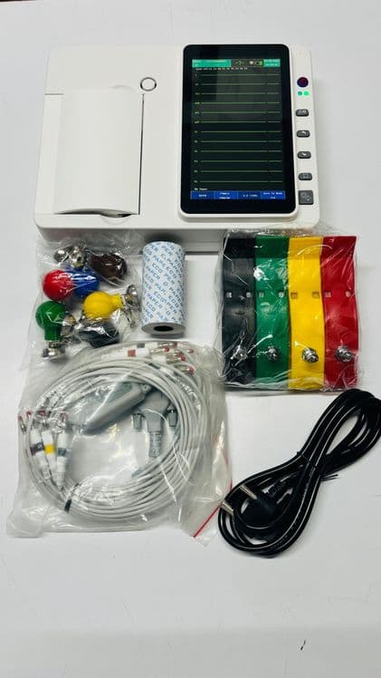 LE Medical 3 -Chann Ekg (ЭКГ) аппарат - новый, полный набор! — 5