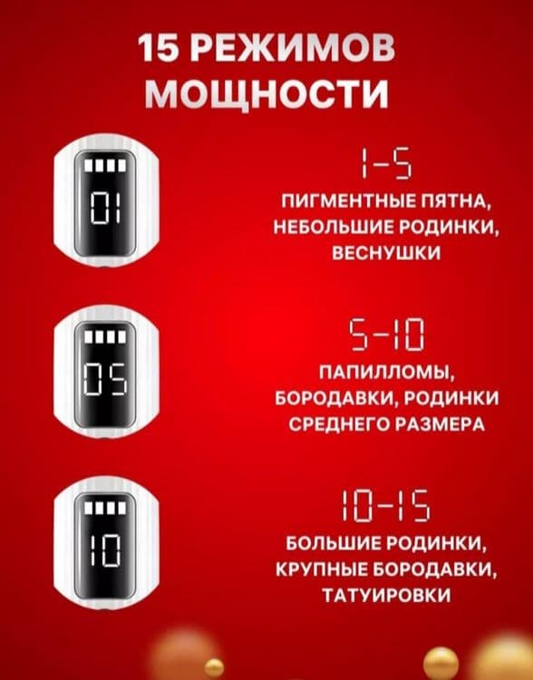 Lazer ruchka, koagulyator, papiloma, sig'il uchun kosmetik vosita — 4