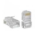 Konnektor Коннекторы RJ45 Cat5 cквозной, Cat6, Сat 7 +Колпачок RJ45