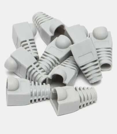 Konnektor  Коннекторы RJ45 Cat5 cквозной, Cat6, Сat 7 +Колпачок RJ45 — 4