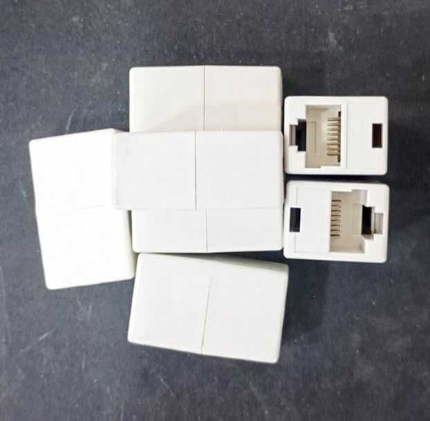 Konnektor  Коннекторы RJ45 Cat5 cквозной, Cat6, Сat 7 +Колпачок RJ45 — 6