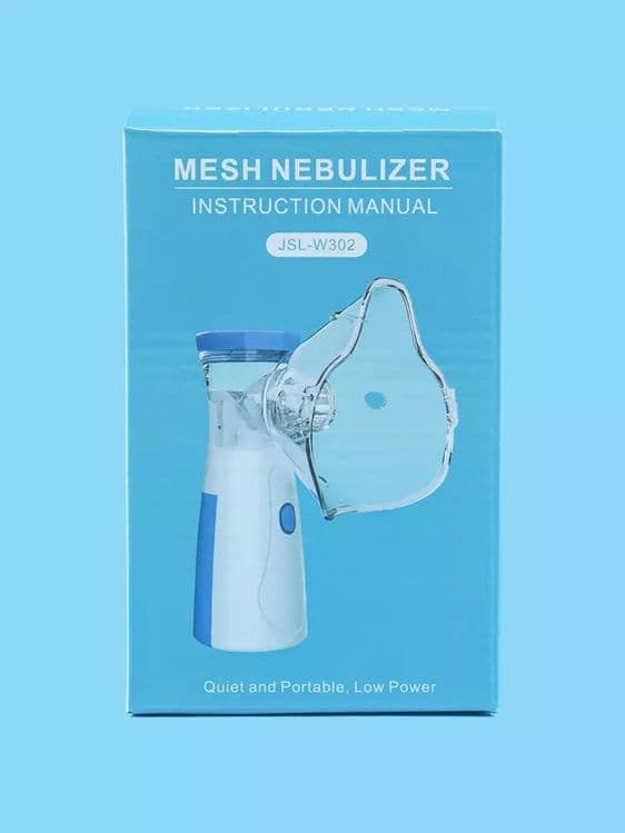 Nebulizer inhaleri tarmoqdan ham, adapter orqali ham, ikkita barmoq ba — 3